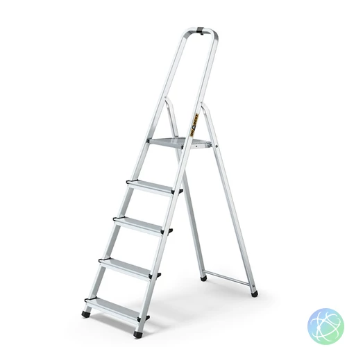 IRIS TOOLS HL-500-5S 5 (4+1) lépcsős alumínium létra, összecsukható, 125 kg teherbírás