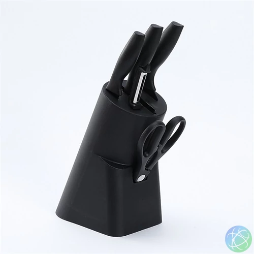 Iris KT-018-BK fekete 6db-os konyhai kés készlet