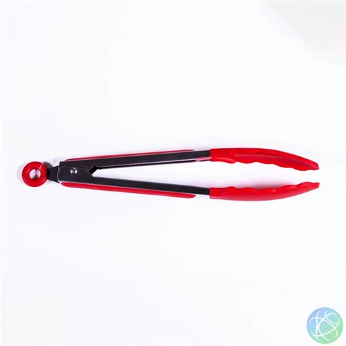 IRIS KT-206 27,5 cm-es ételfogó csipesz szilikon fogóval