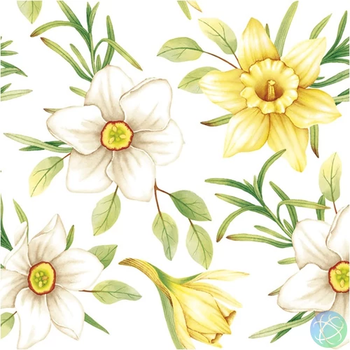 IRIS Daisy-Maki Koktél szalvéta 25x25cm, 20db/csomag, 3 rétegű, vegyes minták