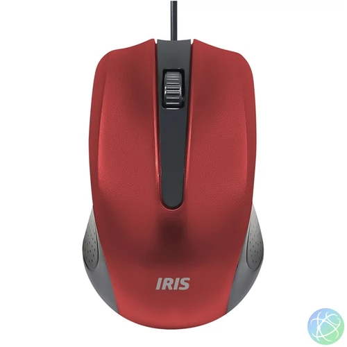 Iris IOM861-R Vezetékes Egér piros