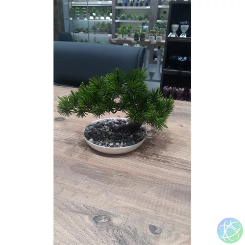 IRIS E5778 BONSAI dekoráció művirággal cserépben 25x18cm
