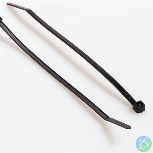 Iris Electric 100 db fekete 250x7,6mm kábelkötegelő, gyorskötöző, kötegelő, UV álló