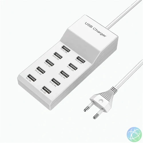 IRIS Uta-100 50W 10 portos USB töltőállomás