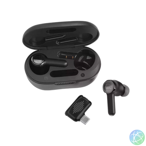 JBL Quantum True Wireless Bluetooth fekete zajszűrős gamer fülhallgató