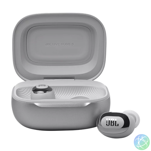 JBL Live Buds 3 True Wireless Bluetooth zajszűrős ezüst fülhallgató