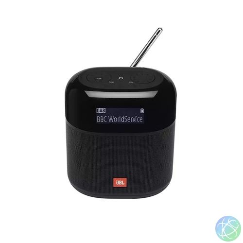 JBL TunerXL fekete hordozható Bluetooth FM/DAB rádiós hangszóró