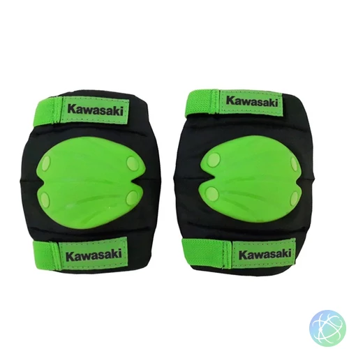 Kawasaki zöld térdvédő és könyökvédő S méret