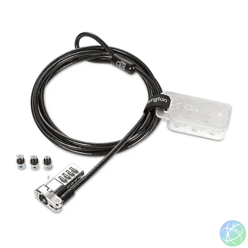 Kensington K62316WW Universal 3 az 1-ben visszaállítható kombinációs laptopzár