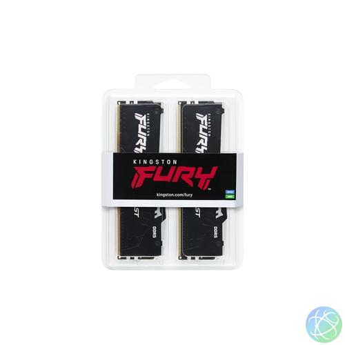 Kingston 16GB/6000MHz DDR-5 (Kit of 2) FURY Beast RGB (KF560C40BBAK2-16) memória