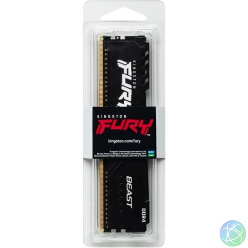 Kingston 16GB/2666MHz DDR-4 1Gx8 FURY Beast Black (KF426C16BB1/16) memória