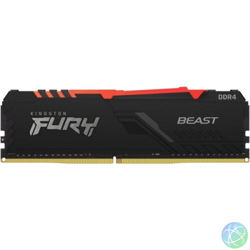 Kingston 16GB/2666MHz DDR-4 FURY Beast RGB (KF426C16BBA/16) memória