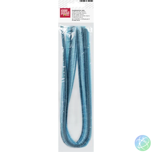 Knorr Prandell 6 mm 10 db/csomag türkiz zsenília drót