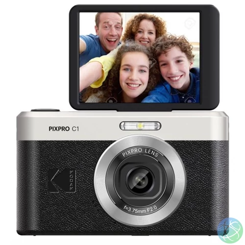 Kodak Pixpro C1 kompakt fekete digitális fényképezőgép