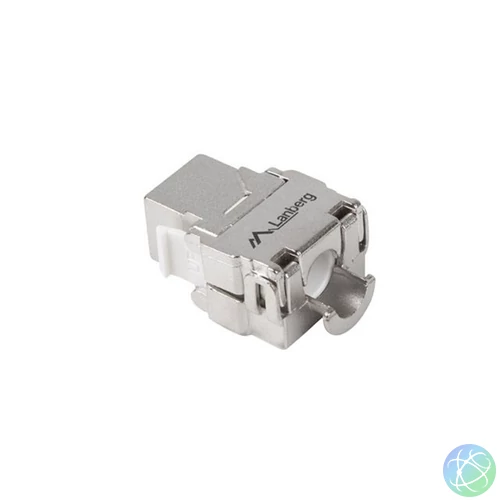Lanberg KSF5-2000 Cat.5e FTP 180°-os szerszám nélkül szerelhető árnyékolt RJ45 Keystone jack