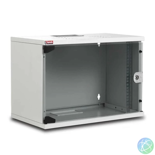 Lande LN-SH07U5440-LG-F0 NETbox SOHO 19" 7U 540x400 szürke fali rack szekrény