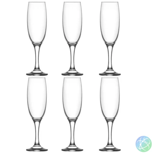 LAV Empire Champagne 220ml pezsgős pohár szett 6 darabos LV-EMP541F