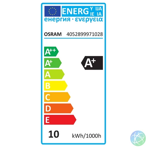 Osram Value opál búra/10W/827lm/2700K/E27 LED körte izzó