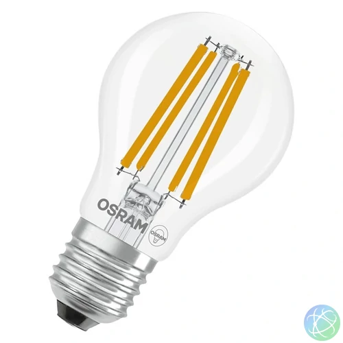 Osram Value átlátszó üveg búra/11W/1521lm/2700K/E27 LED körte izzó