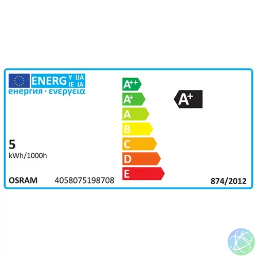 Osram Value PAR16 műanyag ház/5W/350lm/4000K/GU10/230V/120fok/70lm/W LED spot izzó