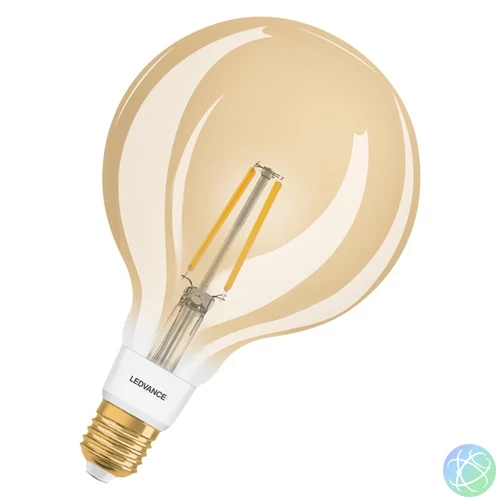 Ledvance Smart+ 6W 2400K E27, dimmelhető gömb alakú filament LED fényforrás