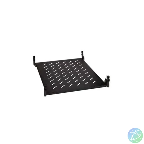 Legrand E4S2U65A 19"/2U MÉLY:650 MAX:50kg fix polc 4 ponton rögzített csavarral