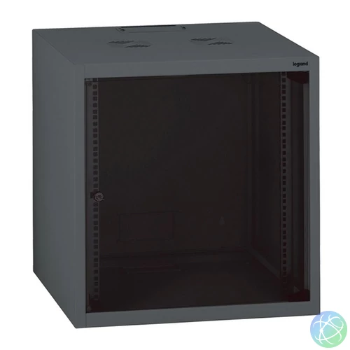 Legrand 646212 19" 12U MAG:625 SZÉL:600 MÉLY:600 Linkeo fali rackszekrény