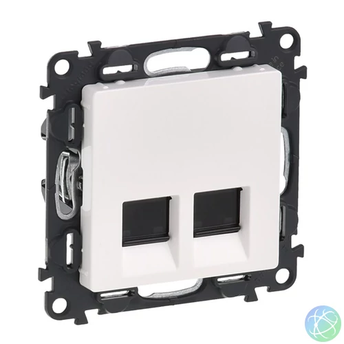 Legrand 753141-60 Valena Life fehér 2xRJ45 Cat. 5E UTP csatlakozóaljzat