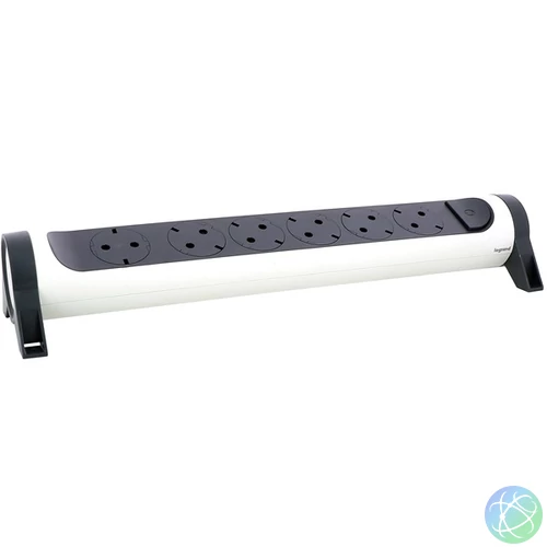 Legrand 694547 vezeték nélküli forgatható fehér 6x2P+F elosztósor