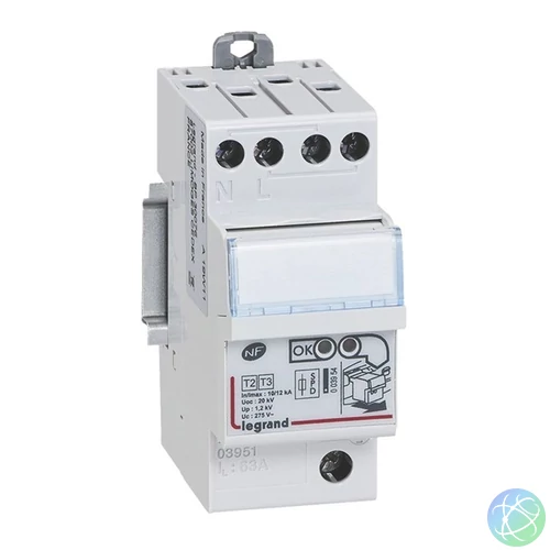 Legrand 003951 Lexic 2P 12kA komplett túlfeszültség-levezető