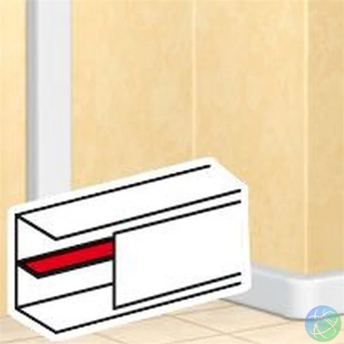 Legrand 010583 DLP 65 mm magas fedéltartó nélkül válaszfal 2m/db