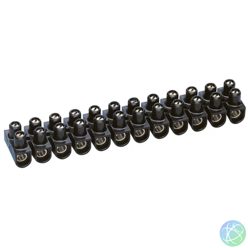 Legrand 034217 Nylbloc 16mm2 12 részes fekete max76A sorkapocs