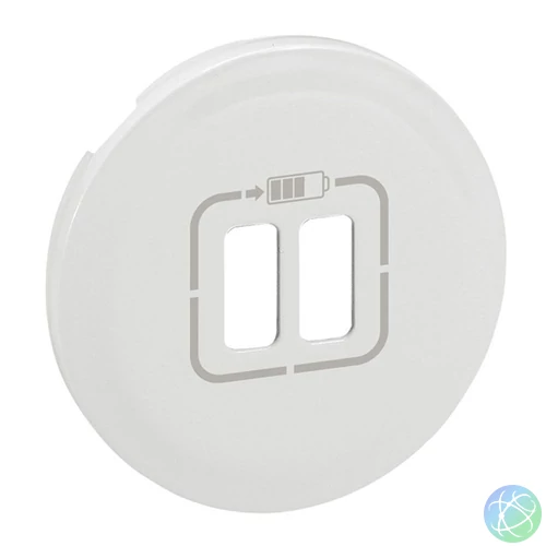 Legrand 068256 Céliane fehér 2xUSB töltőaljzat burkolat