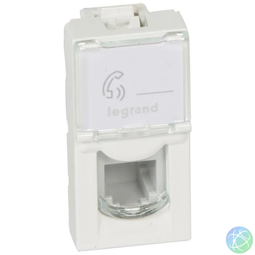 Legrand 078730 Program Mosaic 1m fehér RJ11 aljzat