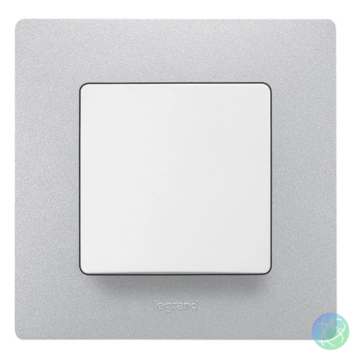 Legrand 397041 Niloé alumínium egyes keret