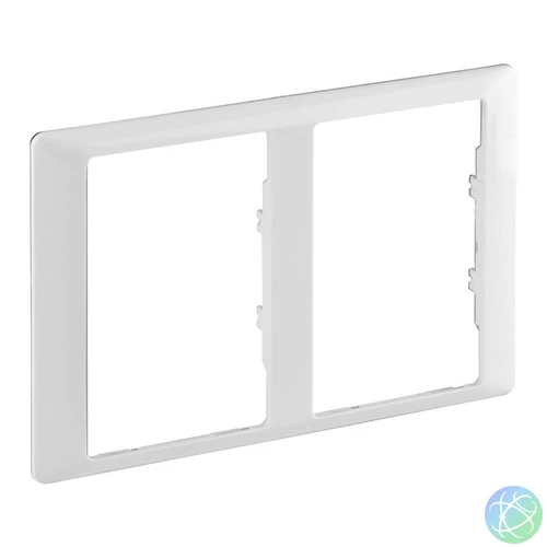 Legrand 754222 Valena Life 2x2P+F csatlakozóaljzathoz fehér kettős keret