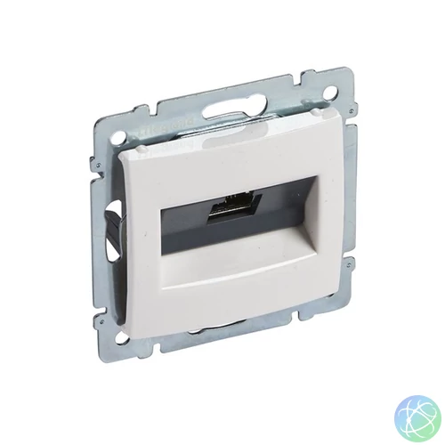 Legrand 770072 Valena Cat.6A STP fehér 1xRJ45 szimpla informatikai csatlakozóaljzat