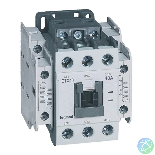 Legrand 416136 CTX3 3P 40A 2Z+2NY 230V AC ipari mágneskapcsoló