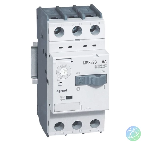 Legrand 417308 MPX3 TM 4-6A 3P 32S motorvédő kismegszakító