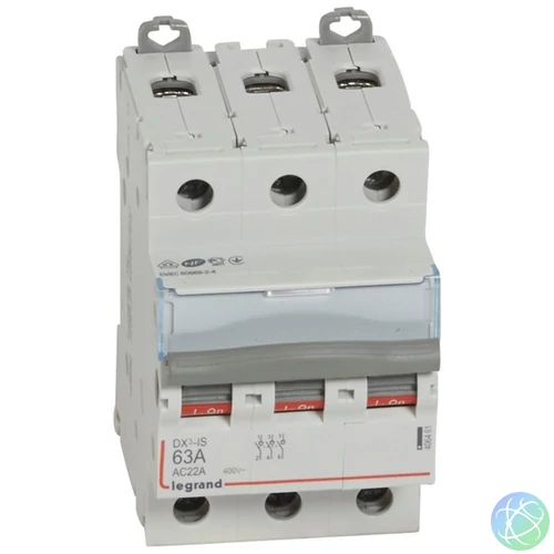 Legrand 406461 DX3-I 3P 63A terheléskapcsoló