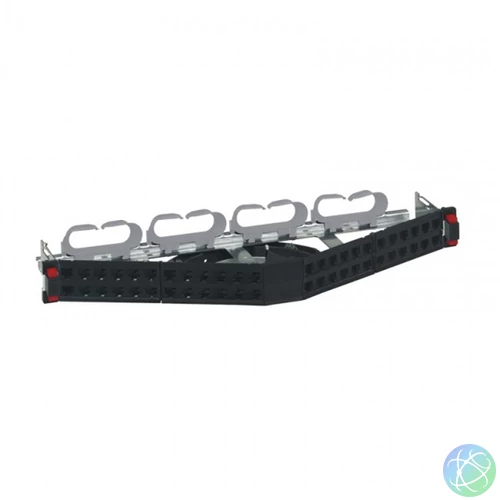 Legrand 033794 patch vázszerkezet döntött modulokkal szerelve 48xLCS3 port fogadására