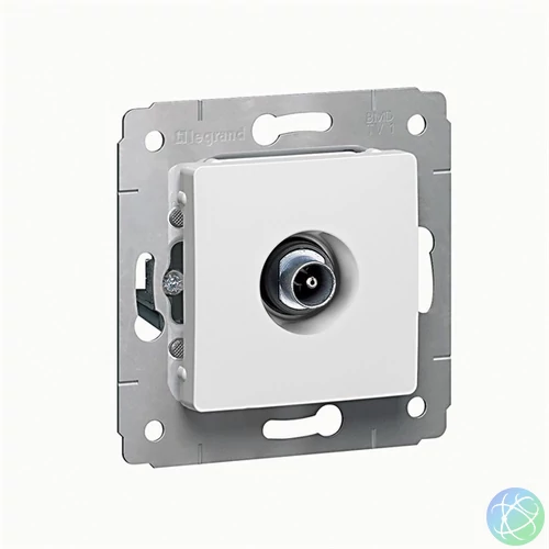Legrand 773678 Cariva fehér TV csatlakozóaljzat végzáró 1,5dB