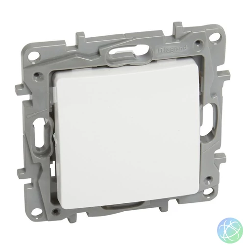 Legrand 764507 Niloé fehér egypólusú nyomókapcsoló