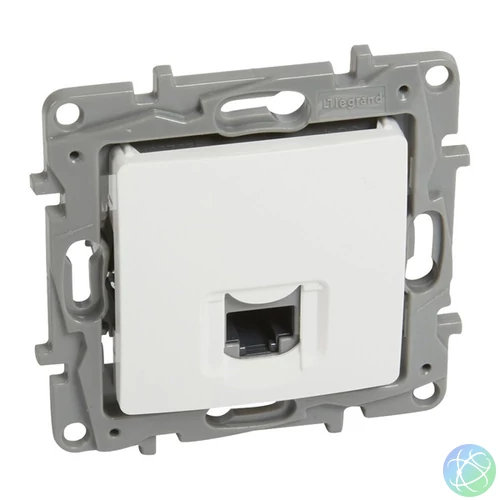 Legrand 764573 Niloé fehér RJ45 Cat 6 UTP csatlakozóaljzat
