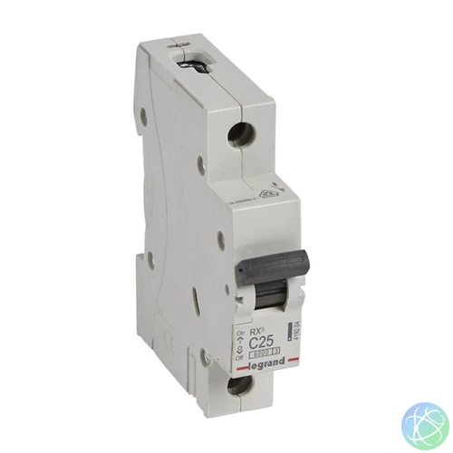 Legrand 419204 RX3 C25 6kA BIC 1 pólusú kismegszakító