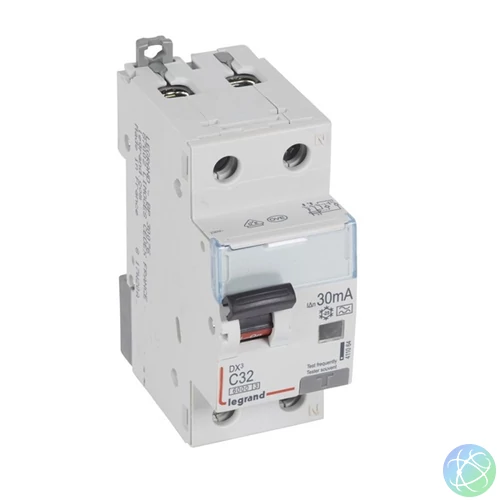 Legrand DX3 1P+N kombinált áram-védőkapcsoló C32 6000A / 10kA 30mA A típus