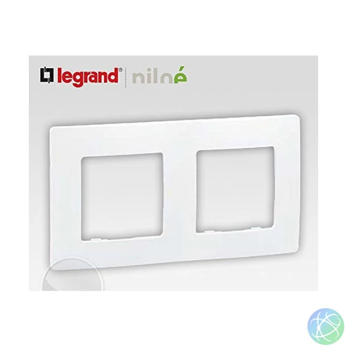 Legrand 665002 Niloé fehér 2-es keret