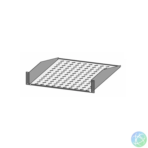 Legrand E2S2U55 19"/2U MÉLY:550 MAX 50kg fix tálca 2 ponton rögzített csavarral