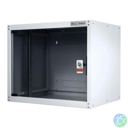 Legrand EVO7U6045 19" 7U SZÉL:600 MÉLY:450 MAG:405 hálózati faliszekrény komplett Evoline