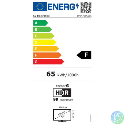 LG 50" 50UA751C0LA 4K UHD AI Smart TV
